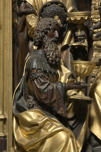 Adoration of the Magi (detail) by Adam Kraft